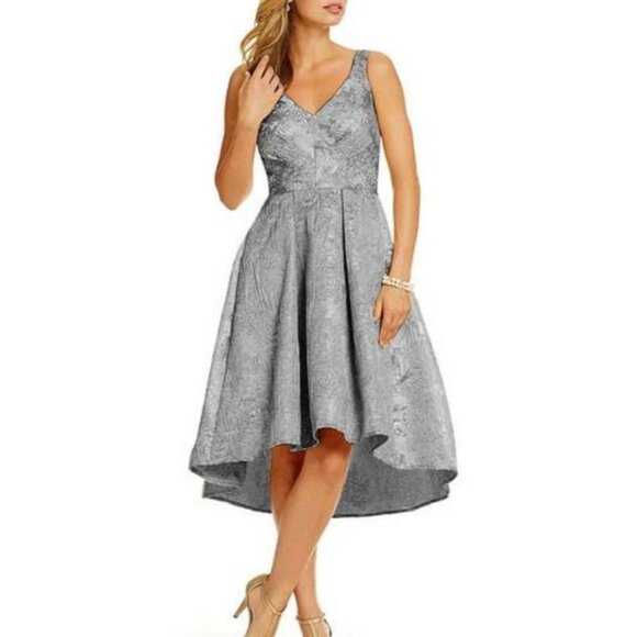 Eva Franco Dresses & Skirts - Anthropology Eva Franco Zander Dress Platinum Wave Classic Coquette twee fairy